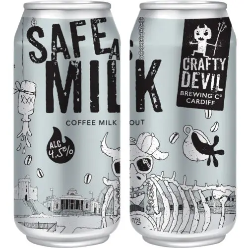 Crafty Devil 8 Crafty Devil | Safe As Milk | 4.5% | 440ml Can