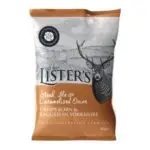 listers crisps steak ale caramelised onion